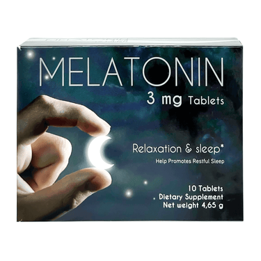 Melatonin Relaxation & Sleep, 3 Mg - 10 Tablet