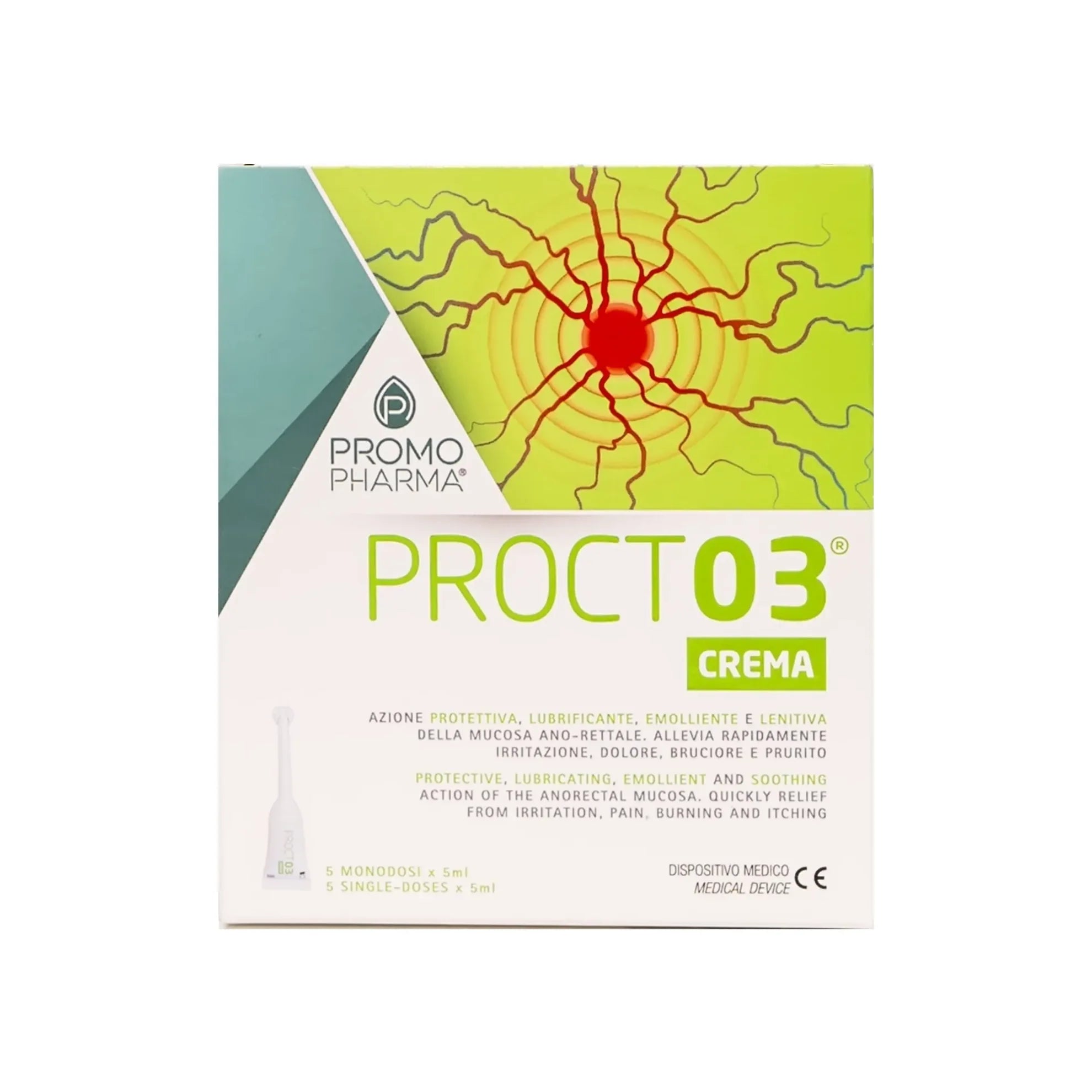 Procto 4 Procto 3 Hemorrhoidal Cream 5 Monodose X 5 ml – Beauty Vitamins