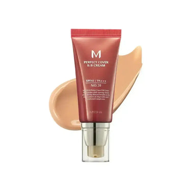 Mishaa M Perfect Cover BB Cream SPF 42 - No.31 Golden Beige - 50ml