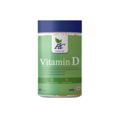 PLC Vitamin D Gummies to support bones and immune system. Pack of 60s