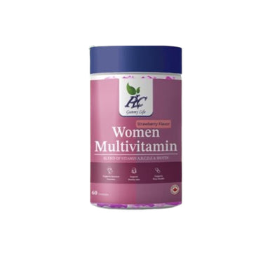 PLC Women’s Multivitamin with Vitamin A, B, C, D, E & Biotin. Pack of 60s